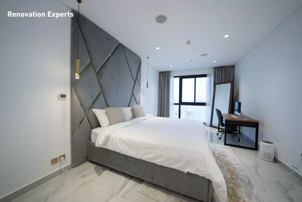 master bedroom Apartment Renovation Anatara Residences Palm Jumeirah Dubai